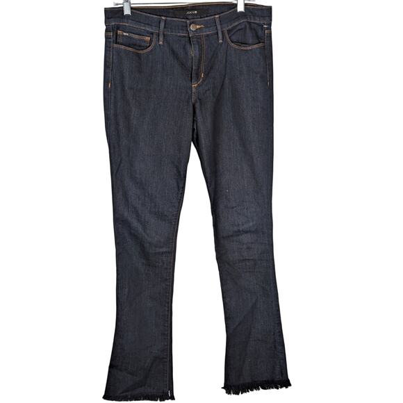 Joe's wmns Jeans Sz 29"Petite Micro FlareWash Taylor Rise 9.5"Ins 31"Fringe hem - Picture 1 of 8